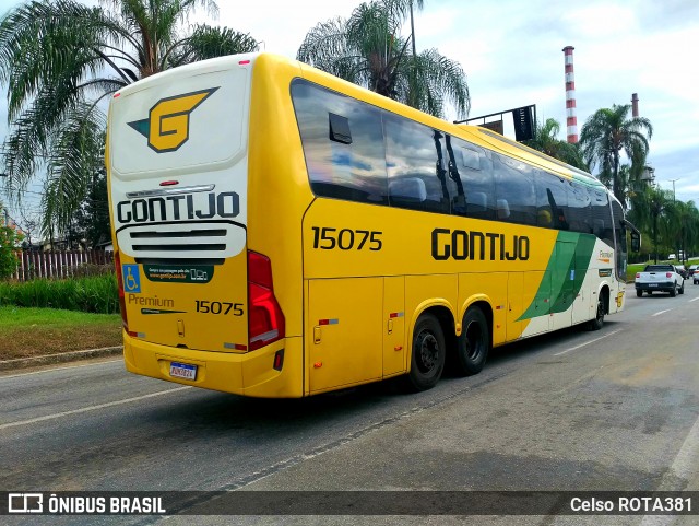 Empresa Gontijo de Transportes 15075 na cidade de Ipatinga, Minas Gerais, Brasil, por Celso ROTA381. ID da foto: 12079739.