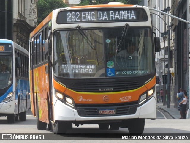 Empresa de Transportes Braso Lisboa A29070 na cidade de Rio de Janeiro, Rio de Janeiro, Brasil, por Marlon Mendes da Silva Souza. ID da foto: 12079645.