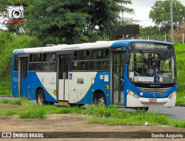 VB Transportes e Turismo 1798 na cidade de Campinas, São Paulo, Brasil, por Danilo Augusto. ID da foto: 12081268.