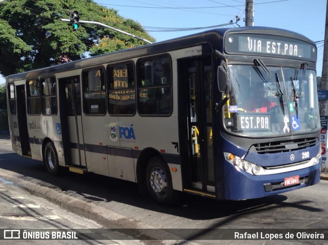 Radial Transporte Coletivo 280 na cidade de Poá, São Paulo, Brasil, por Rafael Lopes de Oliveira. ID da foto: 12079321.