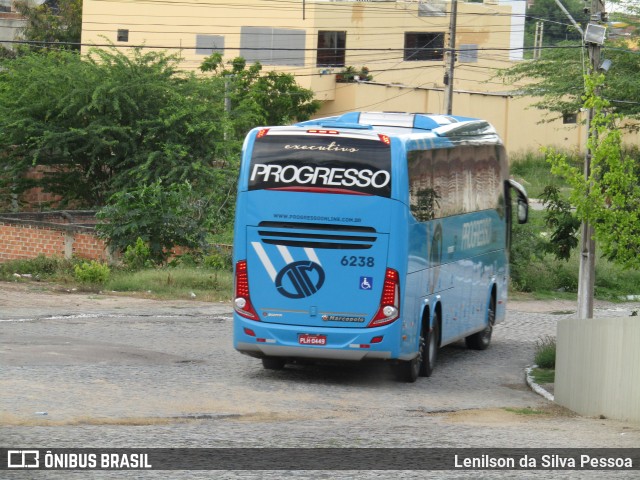 Auto Viação Progresso 6238 na cidade de Caruaru, Pernambuco, Brasil, por Lenilson da Silva Pessoa. ID da foto: 12081004.