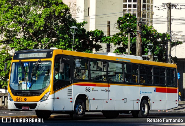 Empresa Metropolitana 843 na cidade de Recife, Pernambuco, Brasil, por Renato Fernando. ID da foto: 12080776.