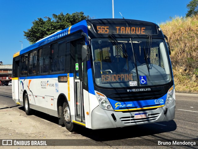 Transportes Futuro C30206 na cidade de Rio de Janeiro, Rio de Janeiro, Brasil, por Bruno Mendonça. ID da foto: 12079760.
