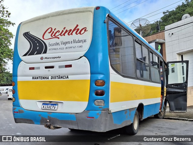 Cicinho Excursões KIS6E76 na cidade de Canhotinho, Pernambuco, Brasil, por Gustavo Cruz Bezerra. ID da foto: 12080044.