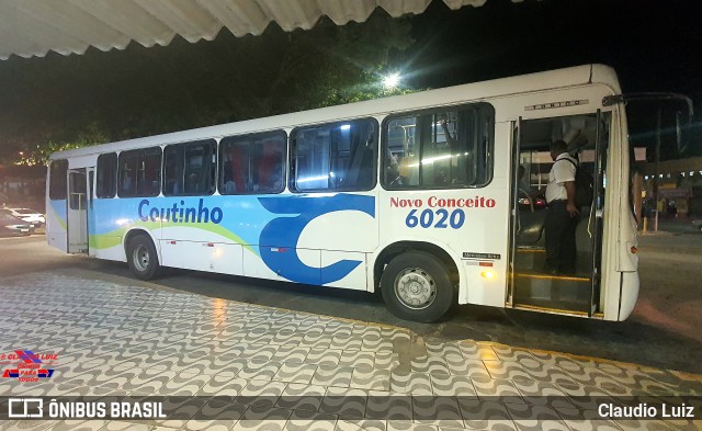 Empresa de Transportes Coutinho 6020 na cidade de Três Corações, Minas Gerais, Brasil, por Claudio Luiz. ID da foto: 12080336.