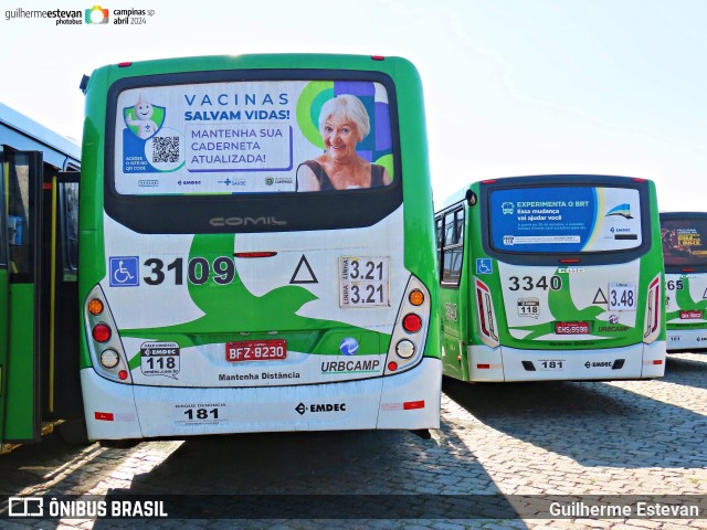 VB Transportes e Turismo 3109 na cidade de Campinas, São Paulo, Brasil, por Guilherme Estevan. ID da foto: 12080786.