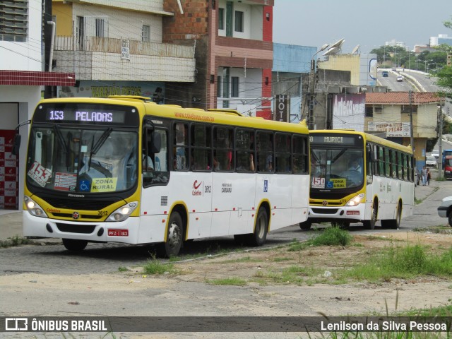 Coletivo Transportes 3612 na cidade de Caruaru, Pernambuco, Brasil, por Lenilson da Silva Pessoa. ID da foto: 12081146.