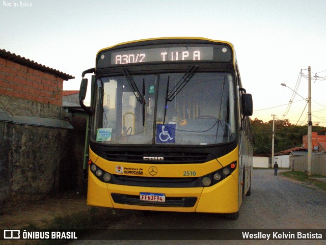 City Transporte Urbano Intermodal Sorocaba 2510 na cidade de Sorocaba, São Paulo, Brasil, por Weslley Kelvin Batista. ID da foto: 12079414.