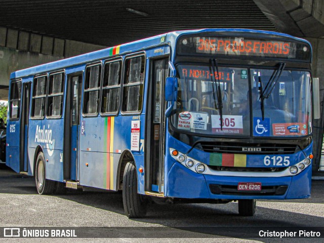 Viação Atalaia Transportes 6125 na cidade de Aracaju, Sergipe, Brasil, por Cristopher Pietro. ID da foto: 12081342.