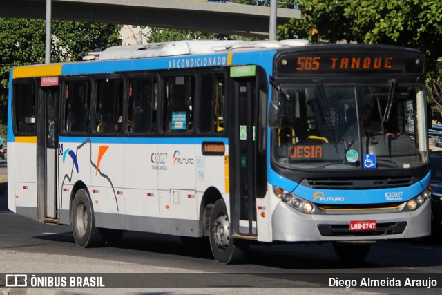 Transportes Futuro C30027 na cidade de Rio de Janeiro, Rio de Janeiro, Brasil, por Diego Almeida Araujo. ID da foto: 12080455.