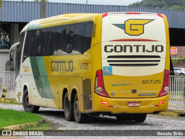 Empresa Gontijo de Transportes 18725 na cidade de Juiz de Fora, Minas Gerais, Brasil, por Renato Brito. ID da foto: 12079271.