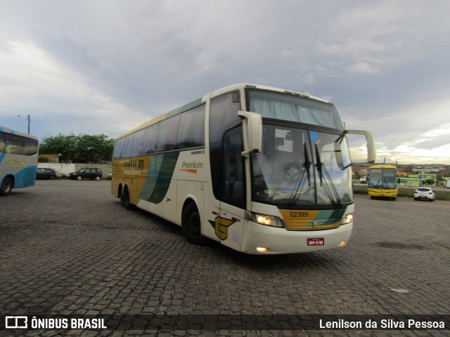 Empresa Gontijo de Transportes 12315 na cidade de Caruaru, Pernambuco, Brasil, por Lenilson da Silva Pessoa. ID da foto: 12080904.
