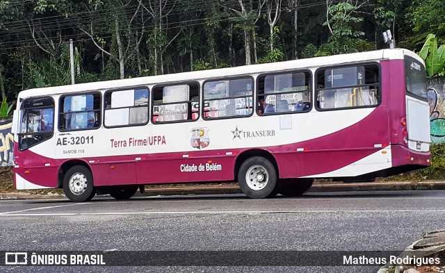Transurb AE-32011 na cidade de Belém, Pará, Brasil, por Matheus Rodrigues. ID da foto: 12079893.