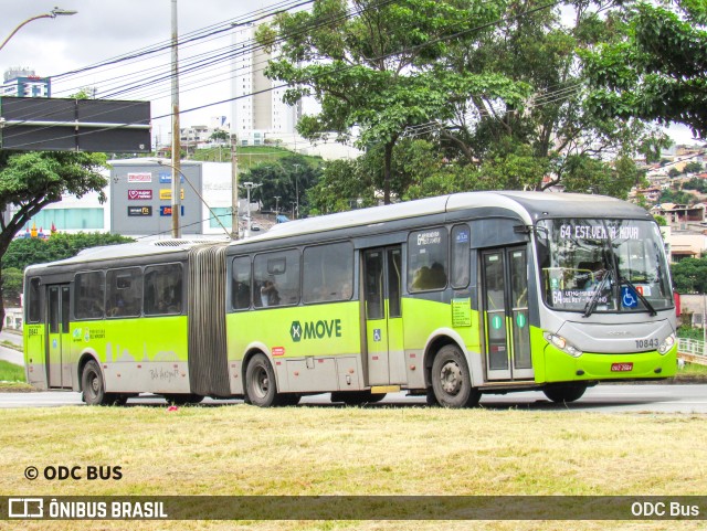 Milênio Transportes 10843 na cidade de Belo Horizonte, Minas Gerais, Brasil, por ODC Bus. ID da foto: 12079035.