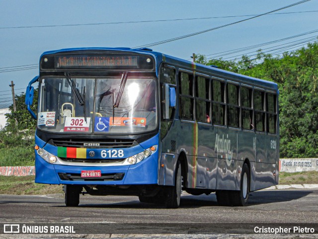 Viação Atalaia Transportes 6128 na cidade de Nossa Senhora do Socorro, Sergipe, Brasil, por Cristopher Pietro. ID da foto: 12081266.