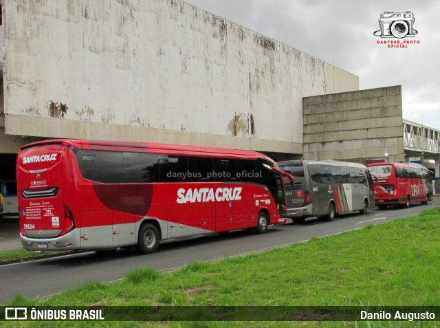 Viação Santa Cruz 35524 na cidade de Campinas, São Paulo, Brasil, por Danilo Augusto. ID da foto: 12079357.