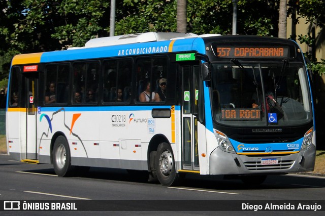 Transportes Futuro C30218 na cidade de Rio de Janeiro, Rio de Janeiro, Brasil, por Diego Almeida Araujo. ID da foto: 12080451.