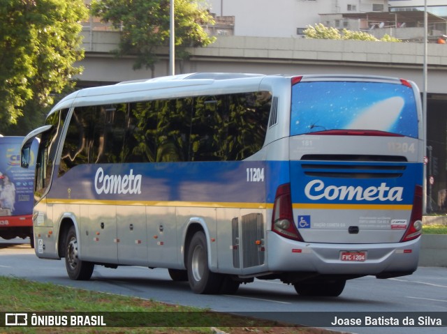 Viação Cometa 11204 na cidade de Belo Horizonte, Minas Gerais, Brasil, por Joase Batista da Silva. ID da foto: 12079159.