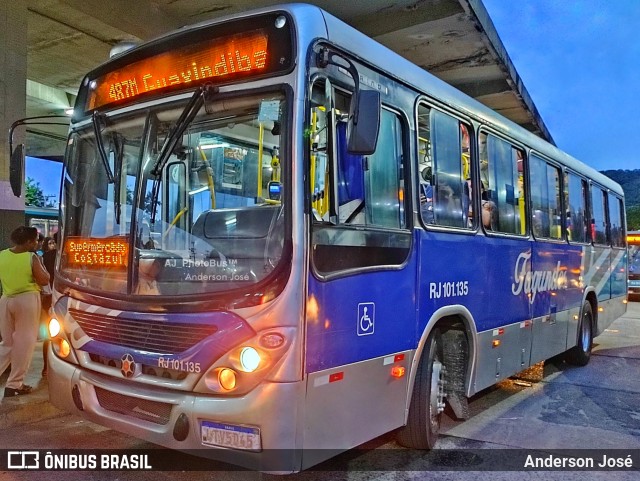 Auto Ônibus Fagundes RJ 101.135 na cidade de Niterói, Rio de Janeiro, Brasil, por Anderson José. ID da foto: 12081213.