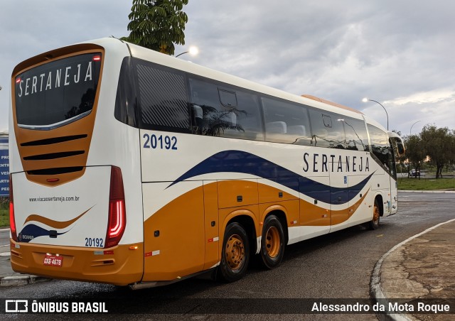 Viação Sertaneja 20192 na cidade de Brasília, Distrito Federal, Brasil, por Alessandro da Mota Roque. ID da foto: 12080858.