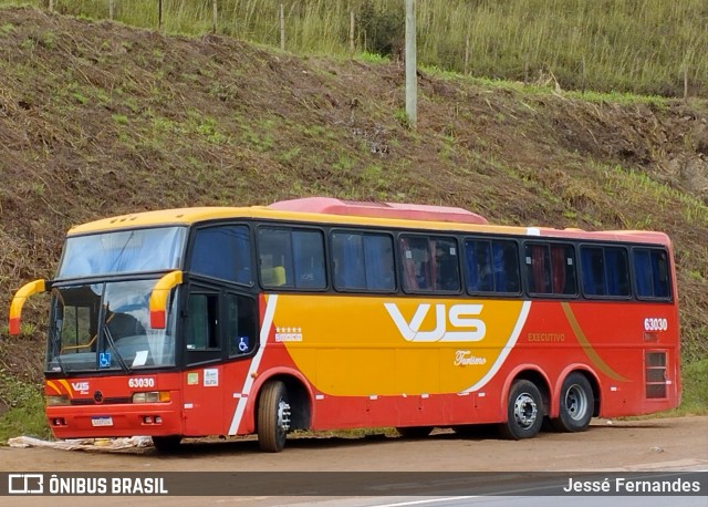 VJS Turismo 63030 na cidade de Congonhas, Minas Gerais, Brasil, por Jessé Fernandes. ID da foto: 12078953.