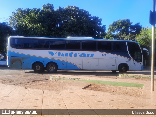 Viatran - Viação TransBrasília 4740 na cidade de Formosa, Goiás, Brasil, por Ulisses Osse. ID da foto: 12079787.