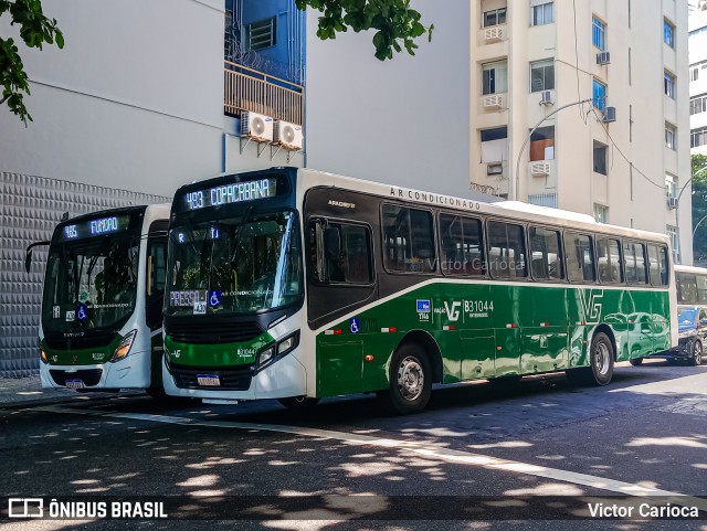 Viação VG B31044 na cidade de Rio de Janeiro, Rio de Janeiro, Brasil, por Victor Carioca. ID da foto: 12081217.