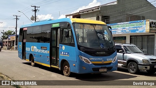 JTP Transportes - COM Porto Velho 02.038 na cidade de Porto Velho, Rondônia, Brasil, por David Braga. ID da foto: 12079019.