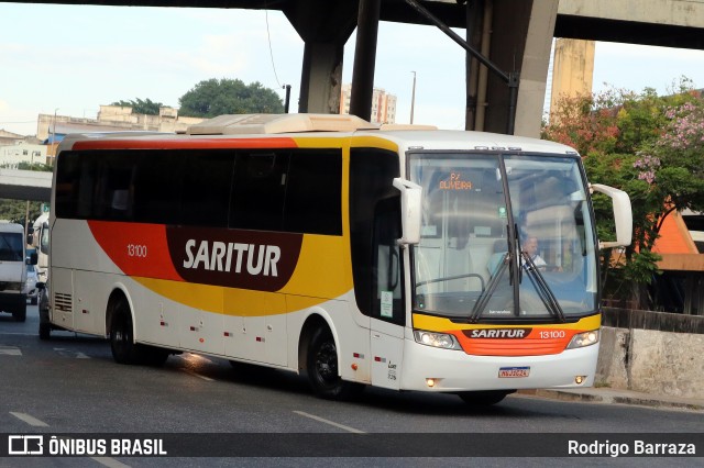 Saritur - Santa Rita Transporte Urbano e Rodoviário 13100 na cidade de Belo Horizonte, Minas Gerais, Brasil, por Rodrigo Barraza. ID da foto: 12079850.