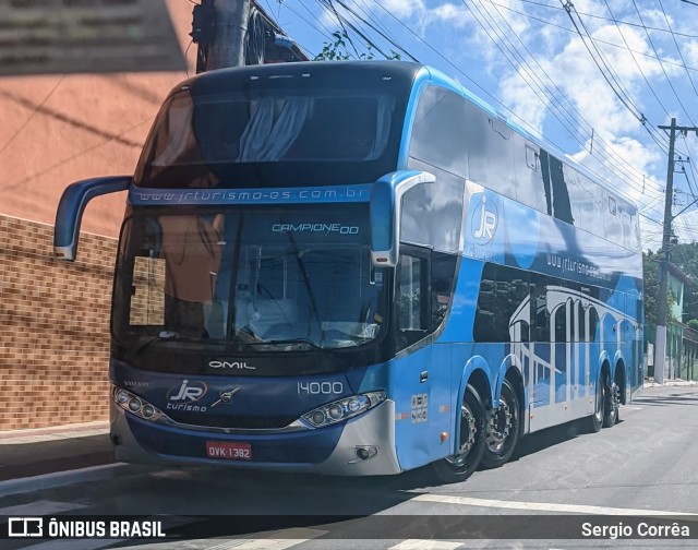 JR Turismo 14000 na cidade de Vila Velha, Espírito Santo, Brasil, por Sergio Corrêa. ID da foto: 12079167.