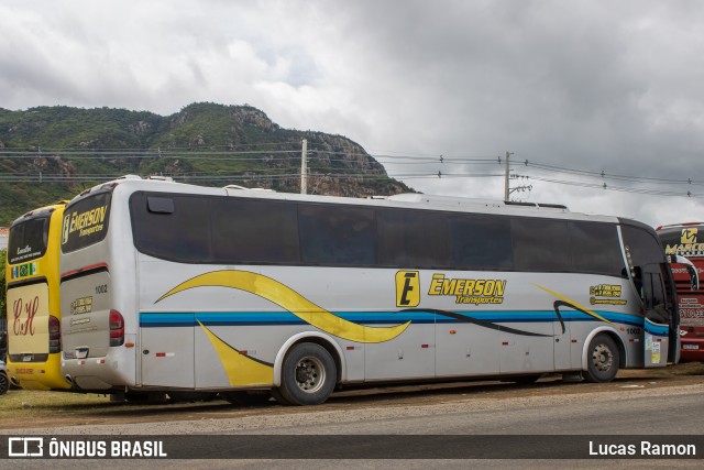 Emerson Transportes 1002 na cidade de Serra Talhada, Pernambuco, Brasil, por Lucas Ramon. ID da foto: 12080551.