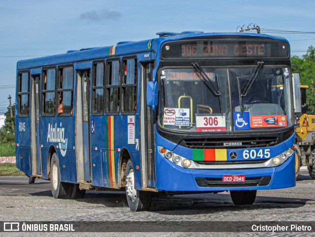 Viação Atalaia Transportes 6045 na cidade de Nossa Senhora do Socorro, Sergipe, Brasil, por Cristopher Pietro. ID da foto: 12081286.