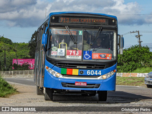 Viação Atalaia Transportes 6044 na cidade de Nossa Senhora do Socorro, Sergipe, Brasil, por Cristopher Pietro. ID da foto: 12081288.