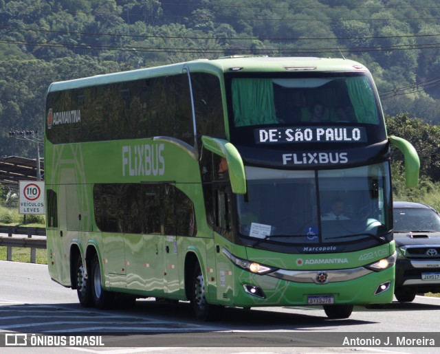 FlixBus Transporte e Tecnologia do Brasil 422108 na cidade de Seropédica, Rio de Janeiro, Brasil, por Antonio J. Moreira. ID da foto: 12079687.