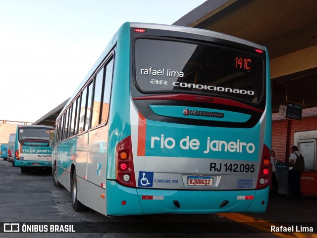 Expresso Rio de Janeiro RJ 142.095 na cidade de Niterói, Rio de Janeiro, Brasil, por Rafael Lima. ID da foto: 12079490.