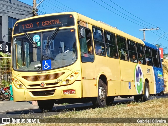 Transporte Urbano São Miguel de Uberlandia 2464 na cidade de Uberlândia, Minas Gerais, Brasil, por Gabriel Oliveira. ID da foto: 12080973.