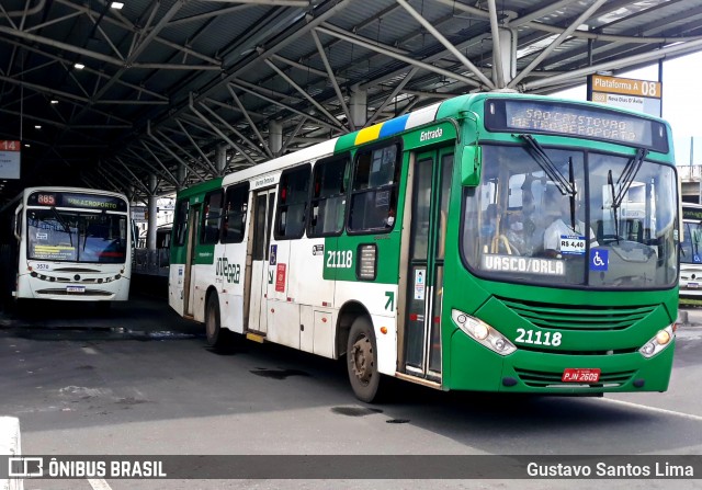 OT Trans - Ótima Salvador Transportes 21118 na cidade de Lauro de Freitas, Bahia, Brasil, por Gustavo Santos Lima. ID da foto: 12081005.