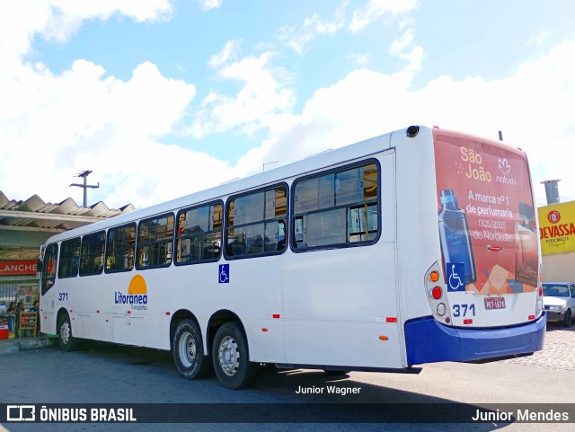 Litorânea Transportes 371 na cidade de São José de Mipibu, Rio Grande do Norte, Brasil, por Junior Mendes. ID da foto: 12080522.