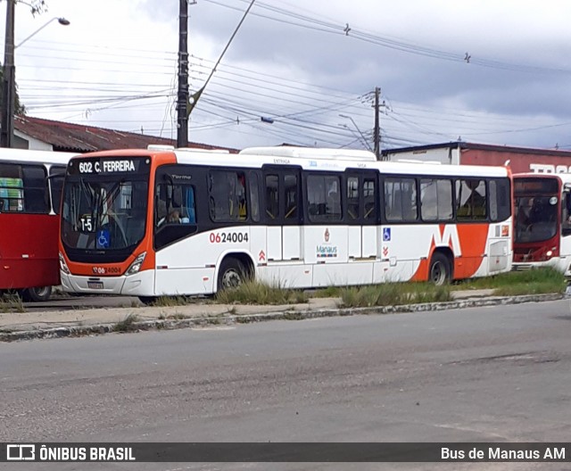 Expresso Coroado 0624004 na cidade de Manaus, Amazonas, Brasil, por Bus de Manaus AM. ID da foto: 12080256.