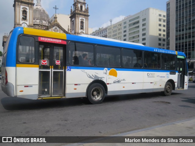 Viação Redentor C47651 na cidade de Rio de Janeiro, Rio de Janeiro, Brasil, por Marlon Mendes da Silva Souza. ID da foto: 12079586.