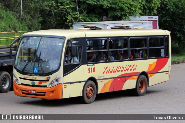 Transcotta Turismo 210 na cidade de Mariana, Minas Gerais, Brasil, por Lucas Oliveira. ID da foto: 12079793.