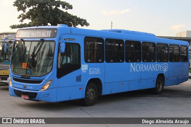 Viação Normandy do Triângulo C12506 na cidade de Rio de Janeiro, Rio de Janeiro, Brasil, por Diego Almeida Araujo. ID da foto: 12080393.
