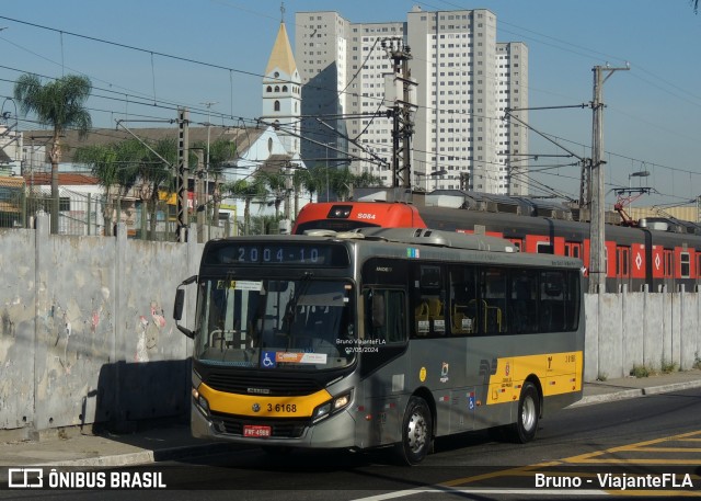Transunião Transportes 3 6168 na cidade de São Paulo, São Paulo, Brasil, por Bruno - ViajanteFLA. ID da foto: 12079982.