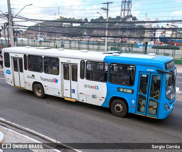 Nova Transporte 22203 na cidade de Vitória, Espírito Santo, Brasil, por Sergio Corrêa. ID da foto: 12079180.