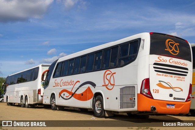 São Cristovão Transporte e Turismo 120 na cidade de Serra Talhada, Pernambuco, Brasil, por Lucas Ramon. ID da foto: 12080550.
