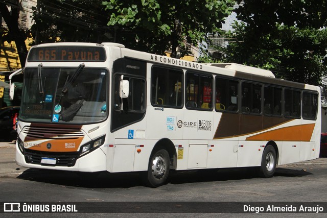 Erig Transportes > Gire Transportes B63016 na cidade de Rio de Janeiro, Rio de Janeiro, Brasil, por Diego Almeida Araujo. ID da foto: 12080441.