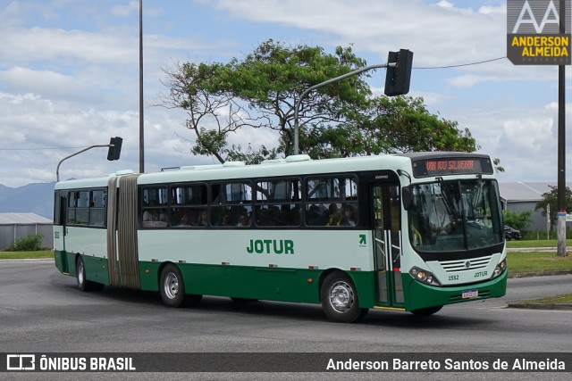 Jotur - Auto Ônibus e Turismo Josefense 1552 na cidade de Florianópolis, Santa Catarina, Brasil, por Anderson Barreto Santos de Almeida. ID da foto: 12079750.