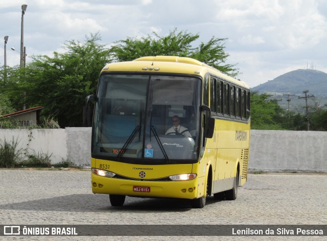 Viação Itapemirim 8531 na cidade de Caruaru, Pernambuco, Brasil, por Lenilson da Silva Pessoa. ID da foto: 12080987.