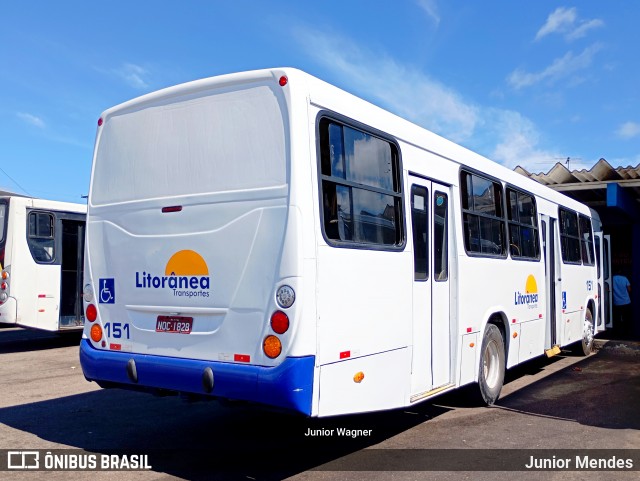 Litorânea Transportes 151 na cidade de São José de Mipibu, Rio Grande do Norte, Brasil, por Junior Mendes. ID da foto: 12080515.