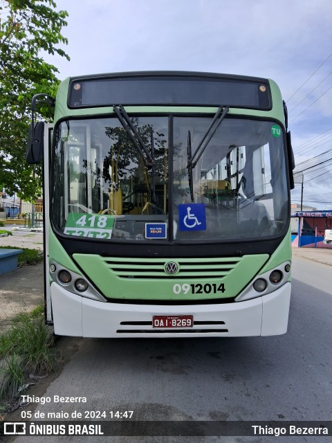 Auto Ônibus Líder 0912014 na cidade de Manaus, Amazonas, Brasil, por Thiago Bezerra. ID da foto: 12078956.